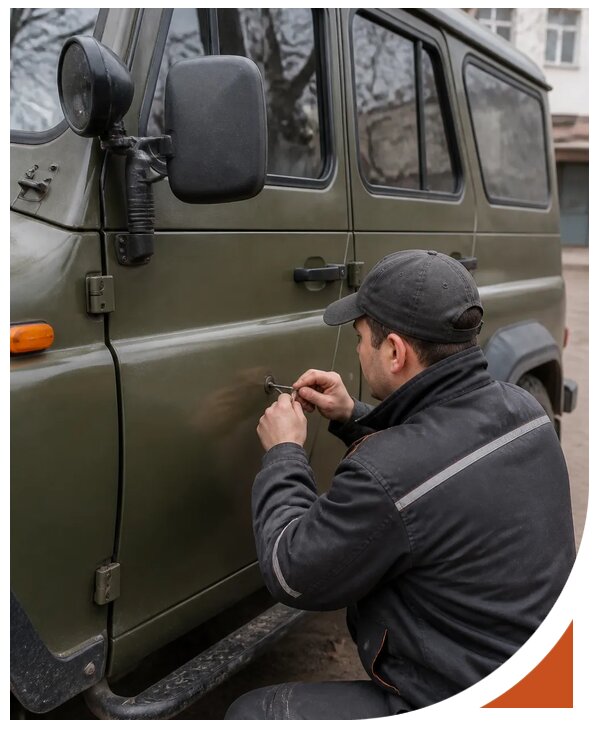 Профессиональное вскрытие автомобиля УАЗ без повреждений в Волгограде